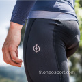 Collants de cyclisme imperméables pour hommes avec rembourrage